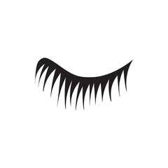 eyelashes icon design template vector