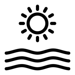 beach line icon