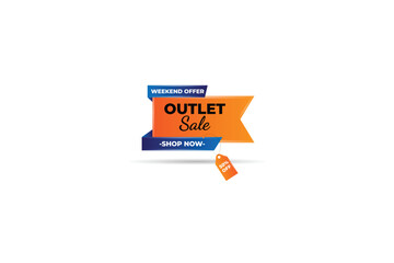 outlet sale background