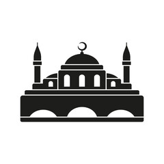 Islamic Mosque. Isolated vector illustration for your design