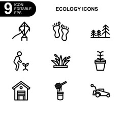 nature and ecology icon or logo isolated sign symbol vector illustration - Collection of high quality black style vector icons 
