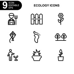 nature and ecology icon or logo isolated sign symbol vector illustration - Collection of high quality black style vector icons 
