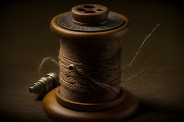 thread spool created using AI Generative Technology