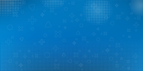 blue abstract polkadot geometric dynamic  for business finance and technology background