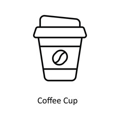 Coffee Cup Vector  outline Icons. Simple stock illustration stock