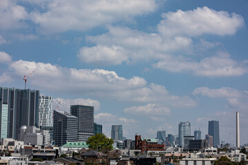 Fototapeta na wymiar 東京都内の春の景色
