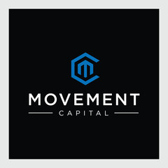 Letter CM Typography Creative Abstract Business Logo