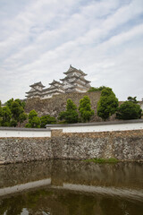 Fototapeta na wymiar A view of Himeji Castle Hyogo, Japan Most beautiful castle in Japan.