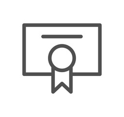 Business and technology icon outline and linear symbol.	
