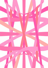 The background image is in pink tones, using shapes to arrange. Composition with gradation used for graphics