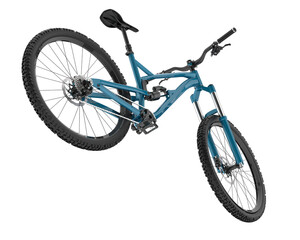 Fast bike isolated on transparent background. 3d rendering - illustration