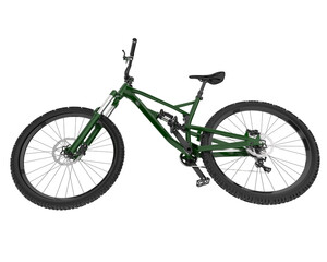 Fototapeta premium Fast bike isolated on transparent background. 3d rendering - illustration