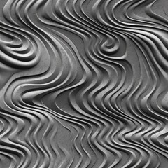 Fototapeta na wymiar Concrete With Wavy, Fluid Pattern. Infinite, Seamless Backgrounds. Generative AI