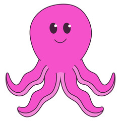 octopus animal character
