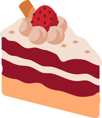 Cute Cake Illustrator