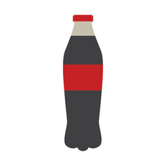 black soda color icon vector illustration