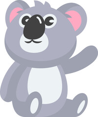 Fototapeta premium Cute Playful Koala
