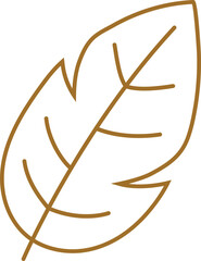 Leaf Element Outline