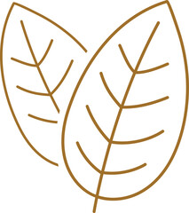 Leaf Element Outline