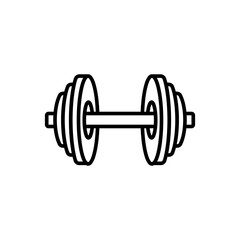 dumbbell icon vector design templates