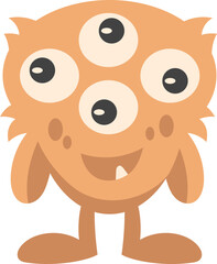 Cute Friendly Monster