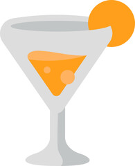 Simple Drink Glass Illustration