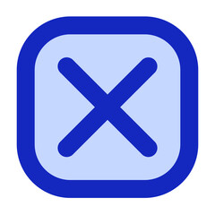 Obraz premium cancel icon