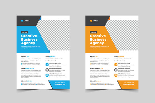 Corporate flyer template design for a business proposal,Modern, advertisement, marketing, promotion
