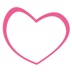 hand drawn cute heart