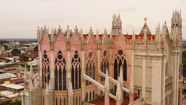 The Expiatory Temple of Le&oacute;n, Mexico is an impressive neo-Gothic building with an 82-meter-high tower, built in 1921 to atone for the sins of the city.