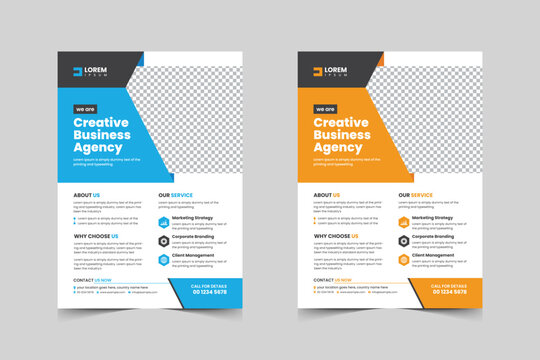 Corporate flyer template design for a business proposal,Modern, advertisement, marketing, promotion