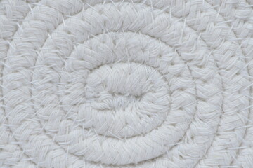 White cotton fabric texture background.
