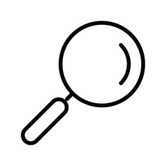 search  icon with white background stock illustration