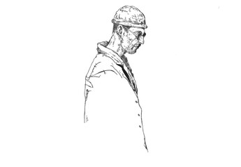 sketch of a person