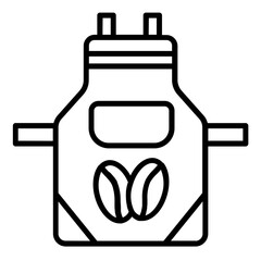 barista apron coffee cafe