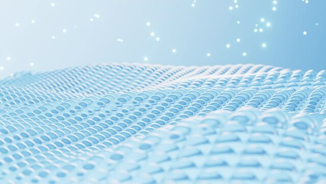 Skin structure layer,skin care and treatment, washing clothes care, 3d rendering.