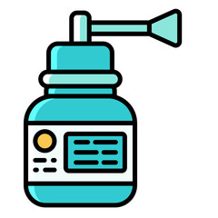 spray nasal medicine nose icon