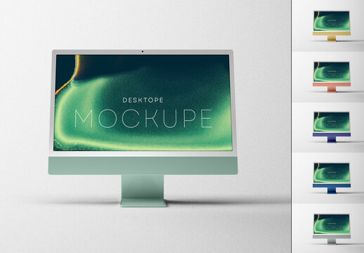 Desktope Computer Mockup