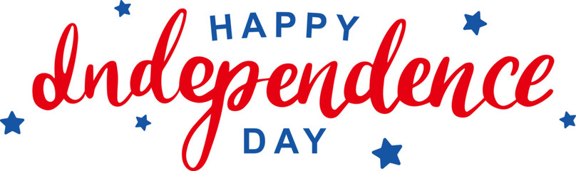 4th of July calligraphy hand lettering