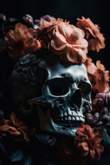 Skull flowers