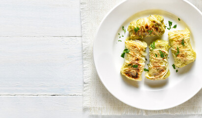 Stuffed cabbage rolls