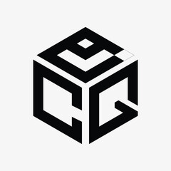 3d cube on white