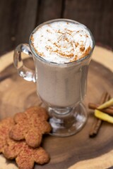 Holiday shake with cookies