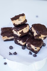 High angle closeup of Cookie Squares