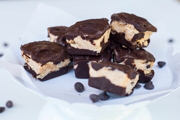 High angle closeup of Cookie Squares