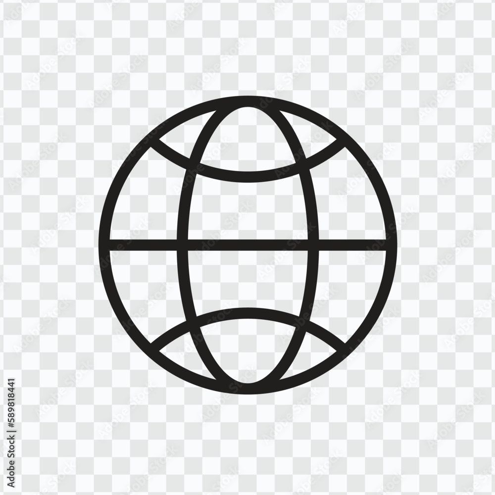 Wall mural go to web symbol icon vector illustration. internet access sign icon.