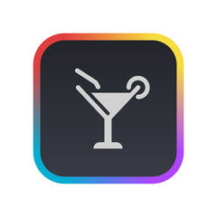 Cocktail - Pictogram (icon) 