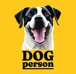 Dog vector illustration for dog lovers 