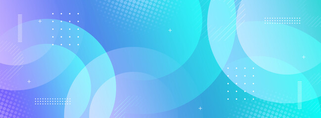 Modern banner background. colorful, blue and purple gradations, circles, eps 10