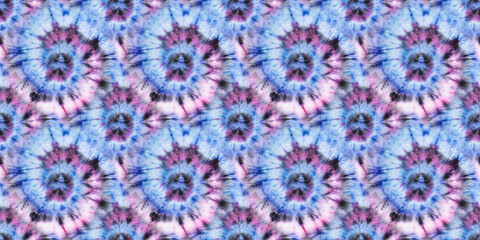 Galaxy Psychedelic Kaleidoscope. Seamless. Tie